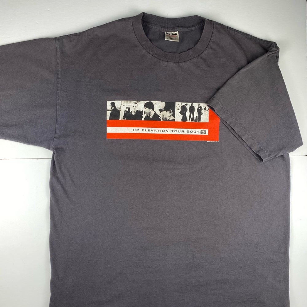 Vintage U2 Elevation Tour 2001 Concert T-Shirt Adult Size XL  Made In USA